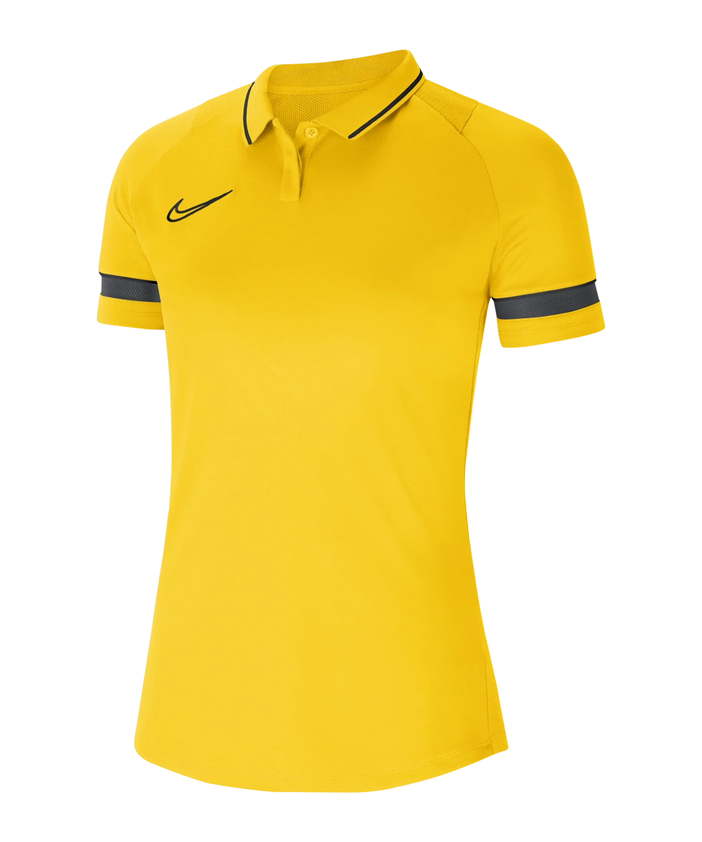Nike Academy 21 Poloshirt Damen Gelb Schwarz F719