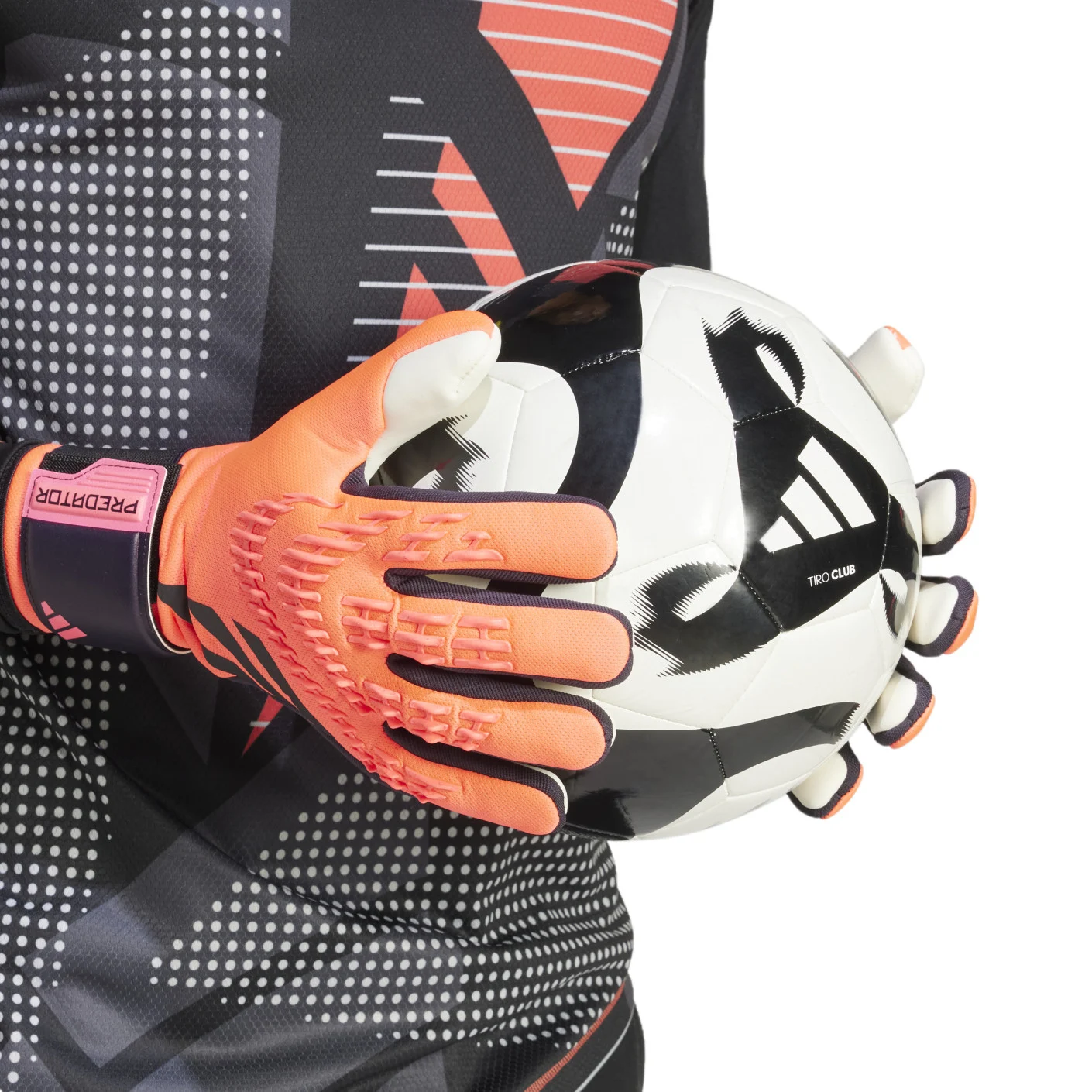 Adidas Predator League Keepershandschoenen Oranje Paars Zwart Wit