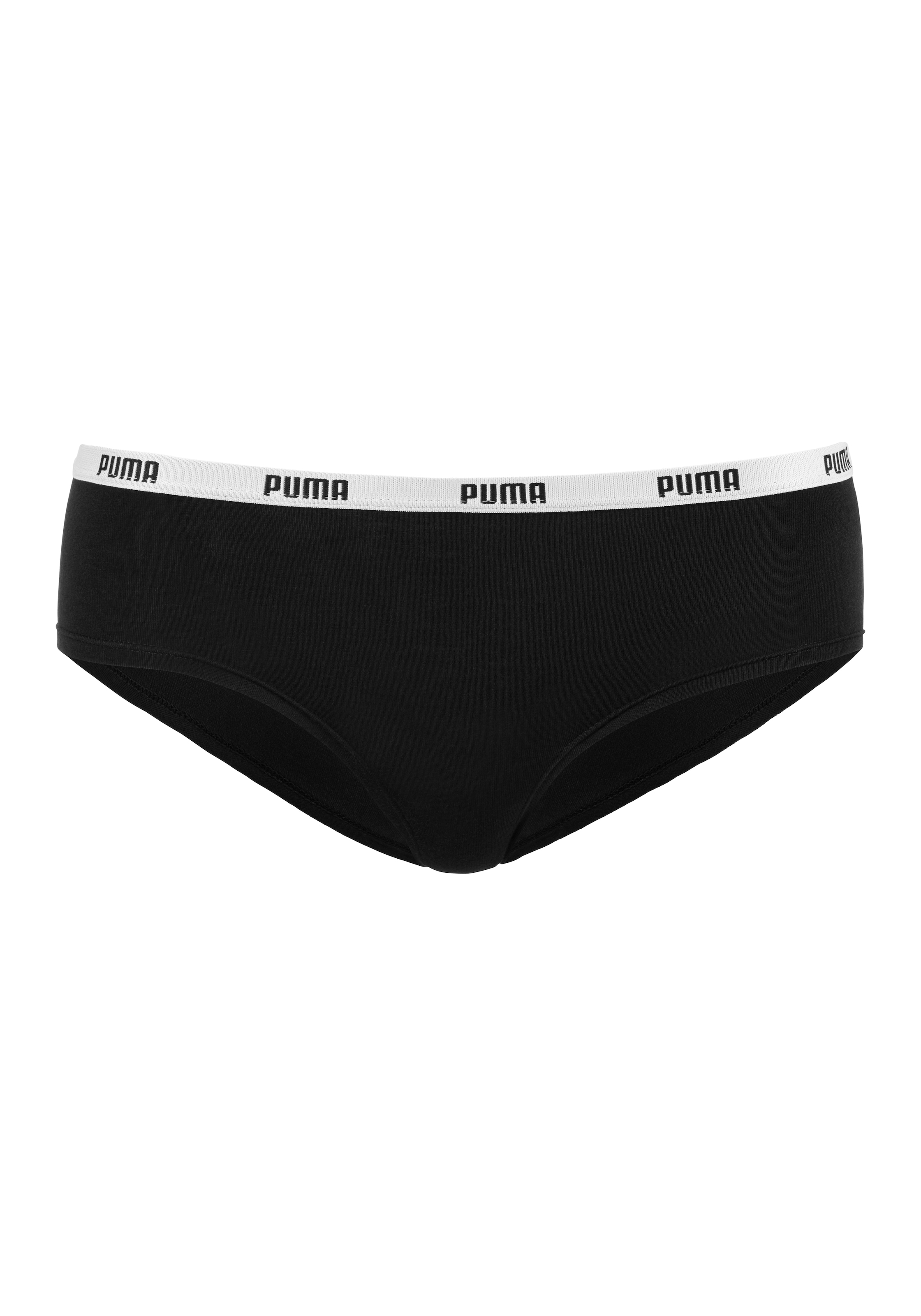 PUMA Hipster, 6er-Packer Packung, mit elastischem Logobündchen
