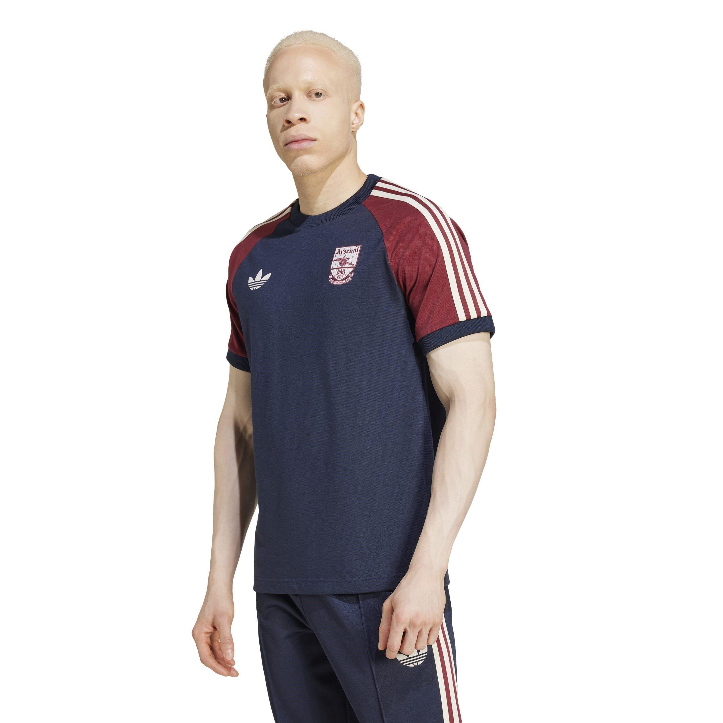 adidas Originals Arsenal Adicolor Classics 3 Stripes T Shirt Adults