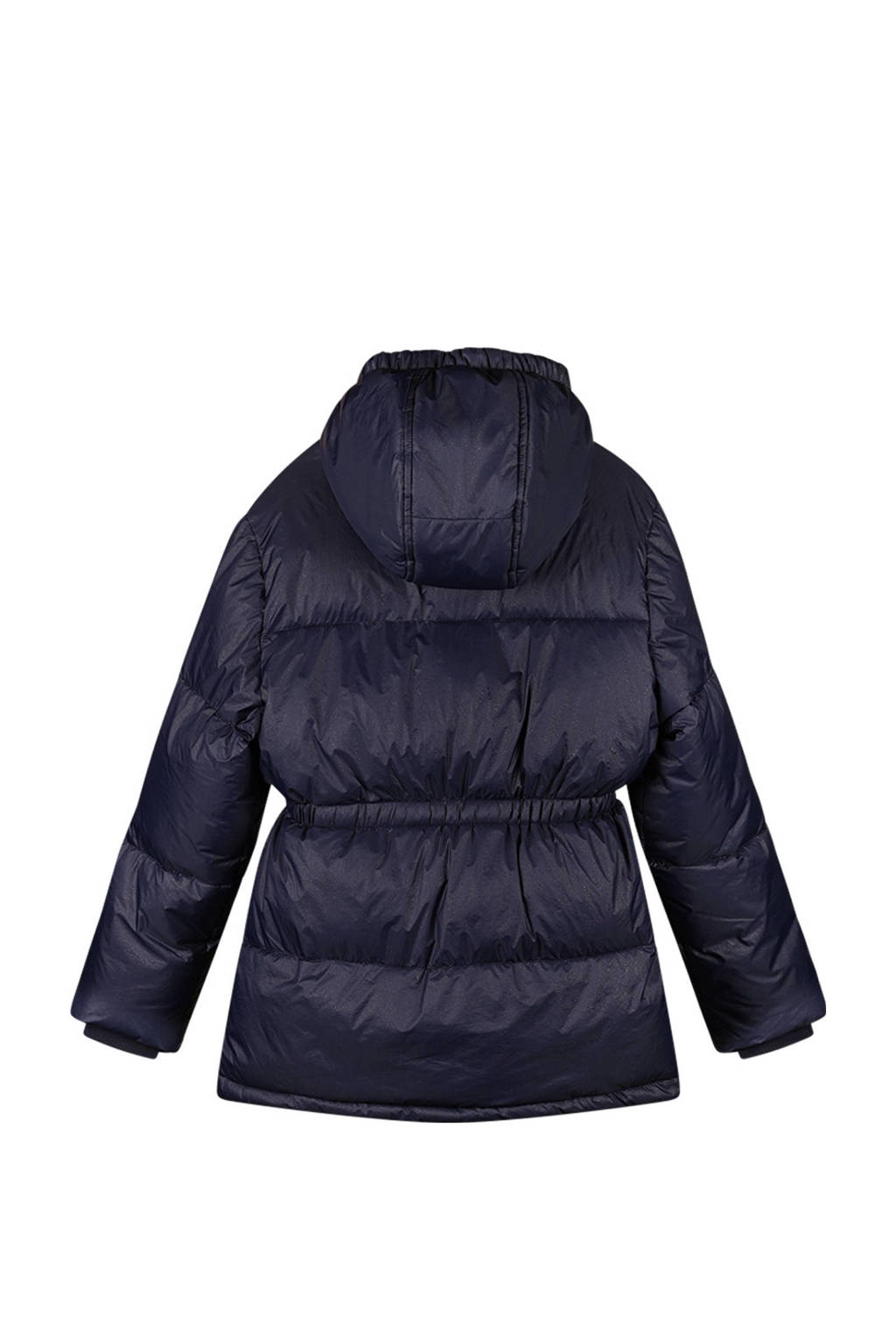 Moodstreet gewatteerde winterjas Juna donkerblauw