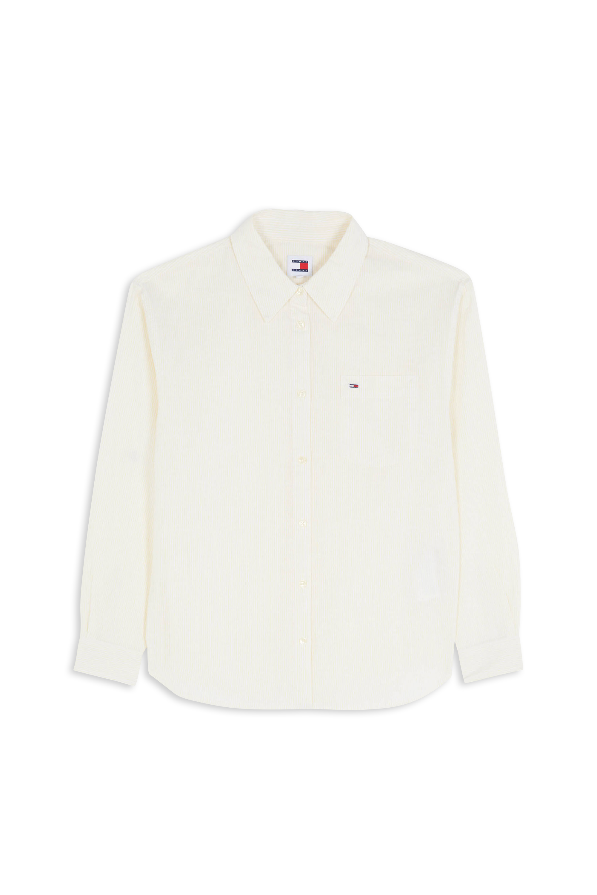 TOMMY JEANS Chemise TJW BOXY STRIPE LINE Jaune