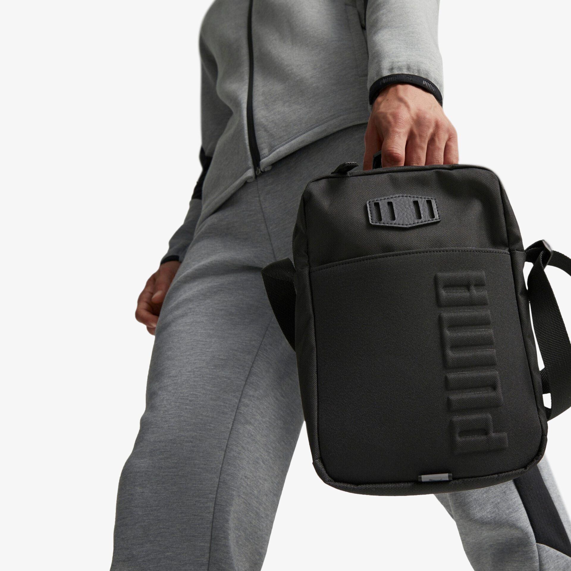 PUMA S Portable Herren Umhängetaschen schwarz