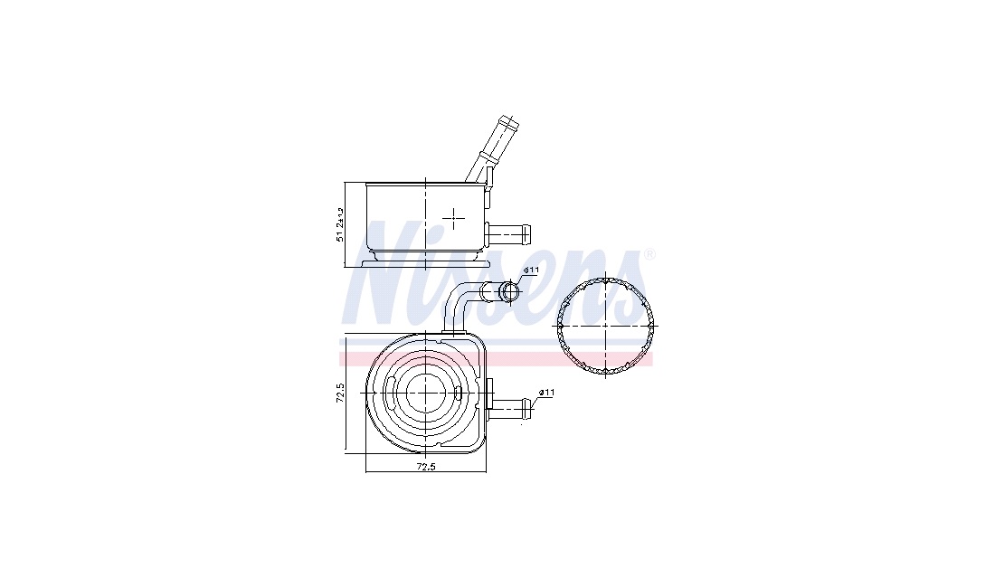 Oliekøler, motor