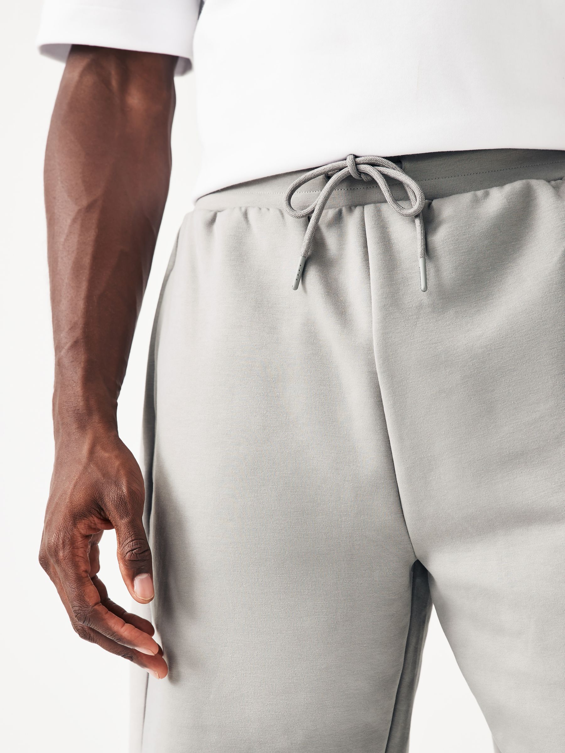 Zwart/grijs - 2 jersey shorts met ritszakje