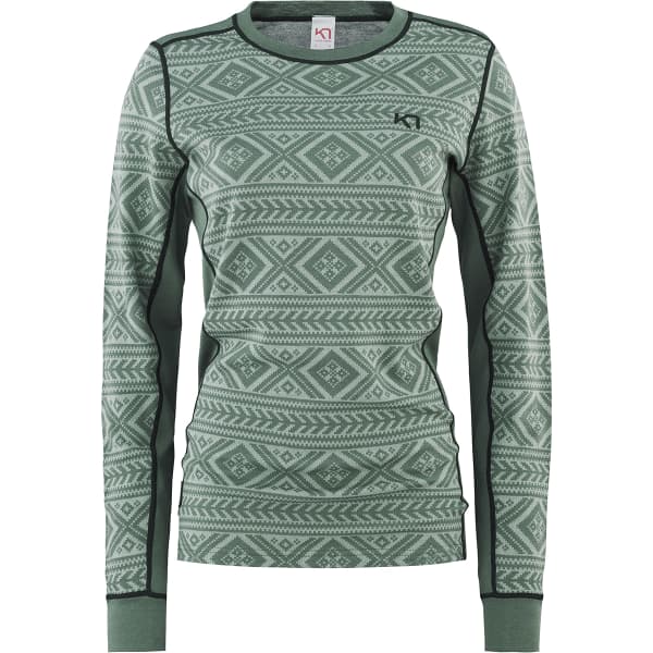 T-shirt thermique KARI TRAA FLOKE LS MURK