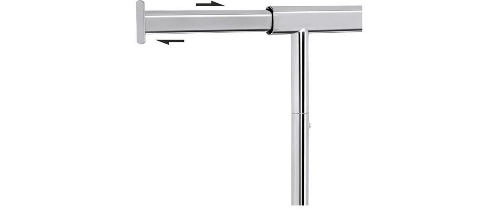 SONGMICS Garderobenständer »Verchromt 160 cm, Silber«