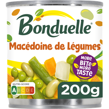 Bonduelle groenteconserven Macedoine de Legumes 200g