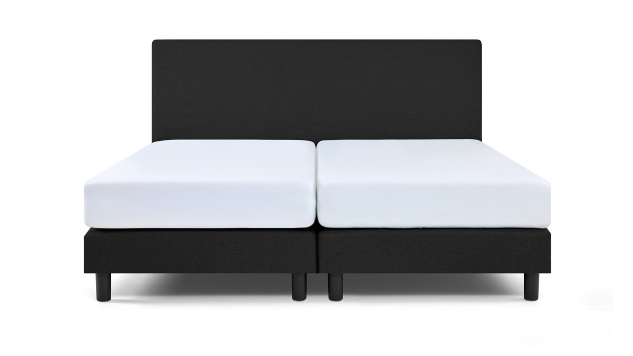 Box Ambra met Easy Pocket 300 matras dark grey