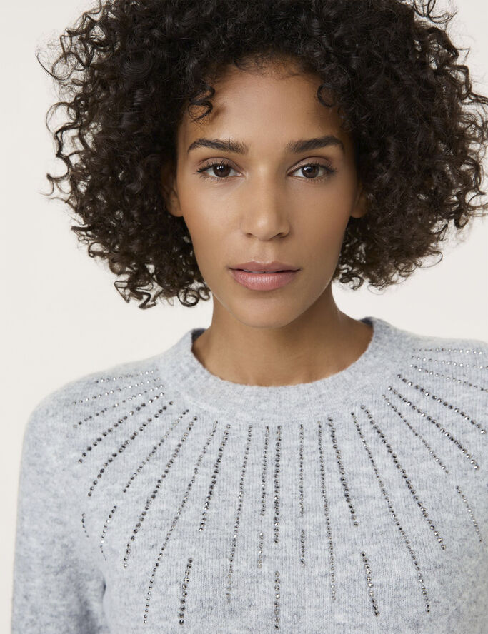 Gerry Weber PULLOVER 1/1 SLEEVE Silver grey melange