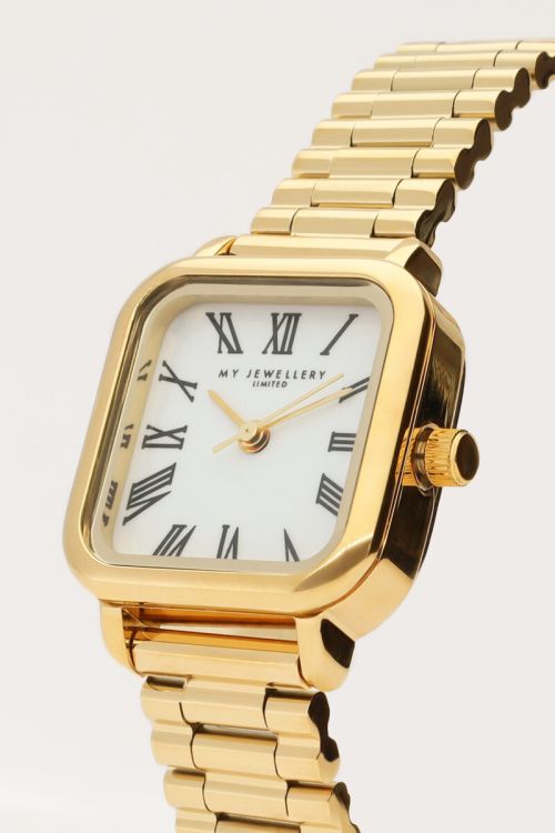 Vierkant horloge vintage