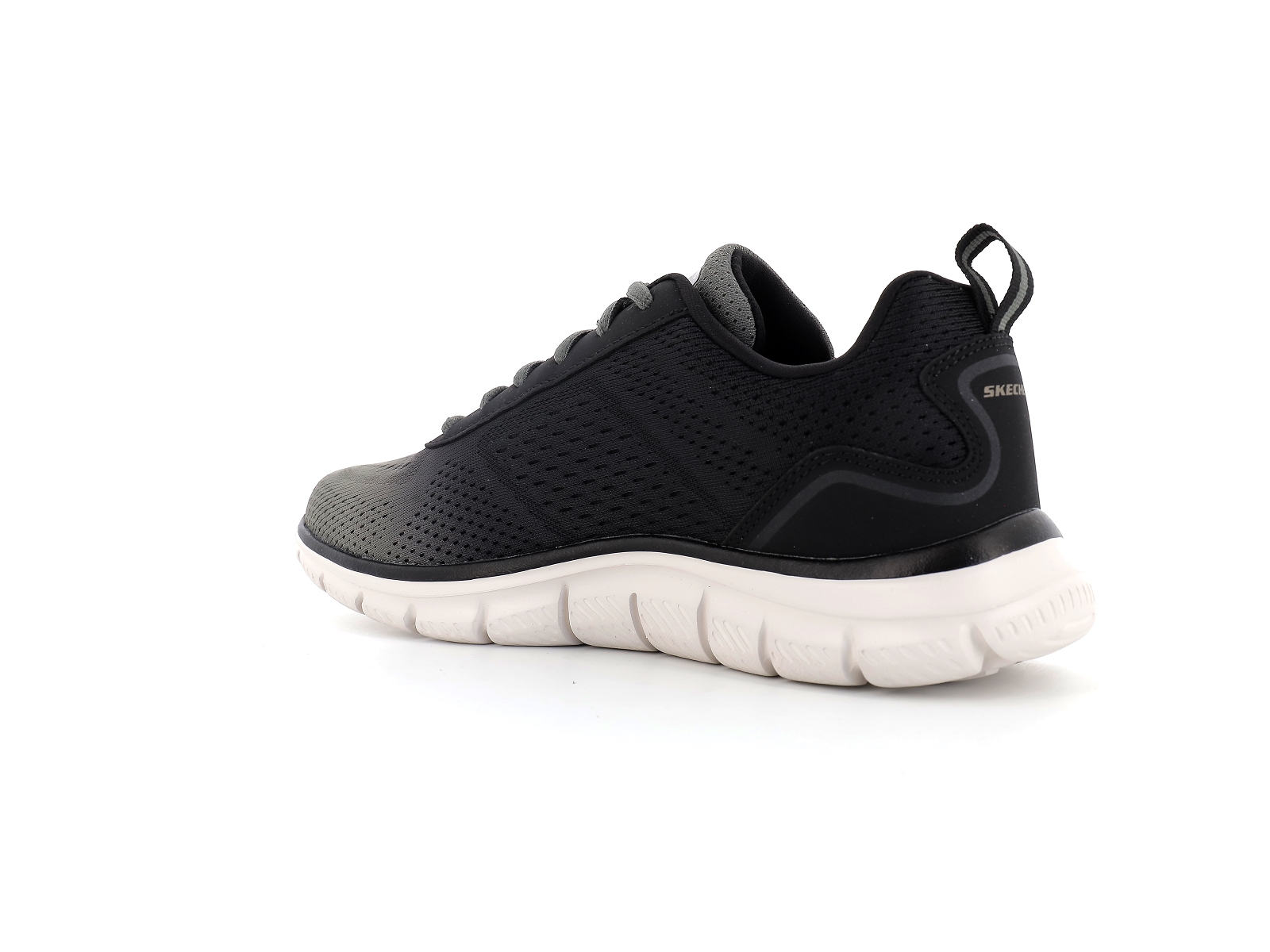 Skechers-TRACK RIPKENT Matières combinées Kaki