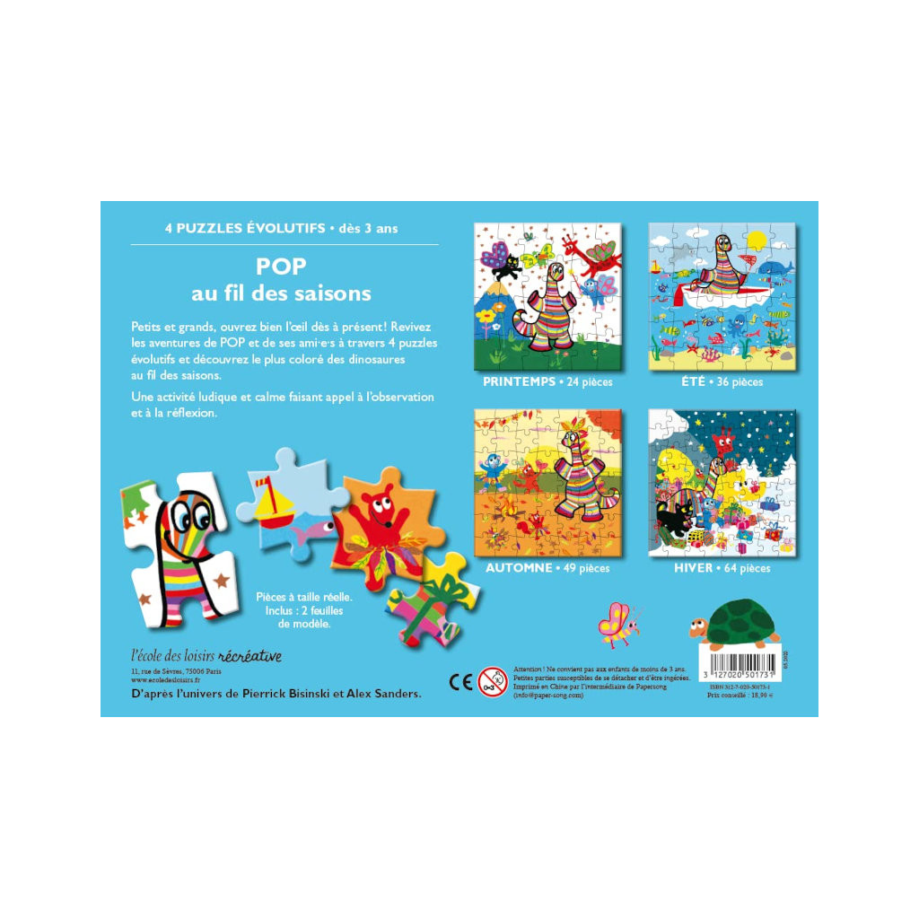 Pop Au Fil des Saisons - Puzzles Évolutifs