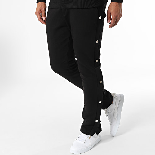 Ensemble Sweat Crewneck Et Pantalon Jogging LL716 Noir