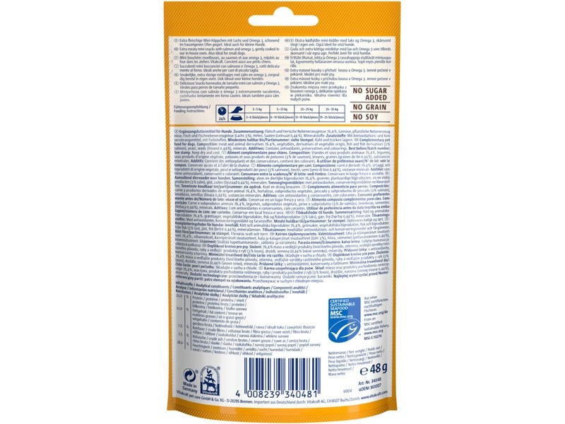 Vitakraft Leckerli Treaties Minis, 48 g Snack für Hunde