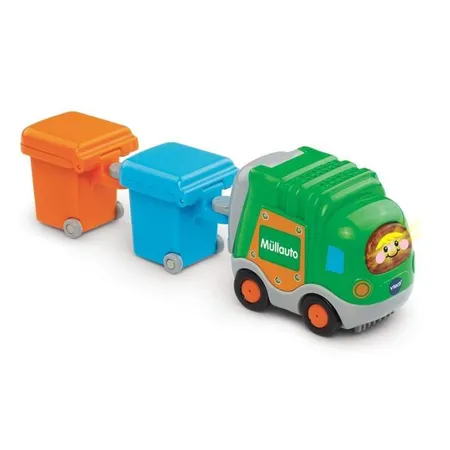 VTech Tut Tut Baby Flitzer Müllauto mit 2 Mülltonnen