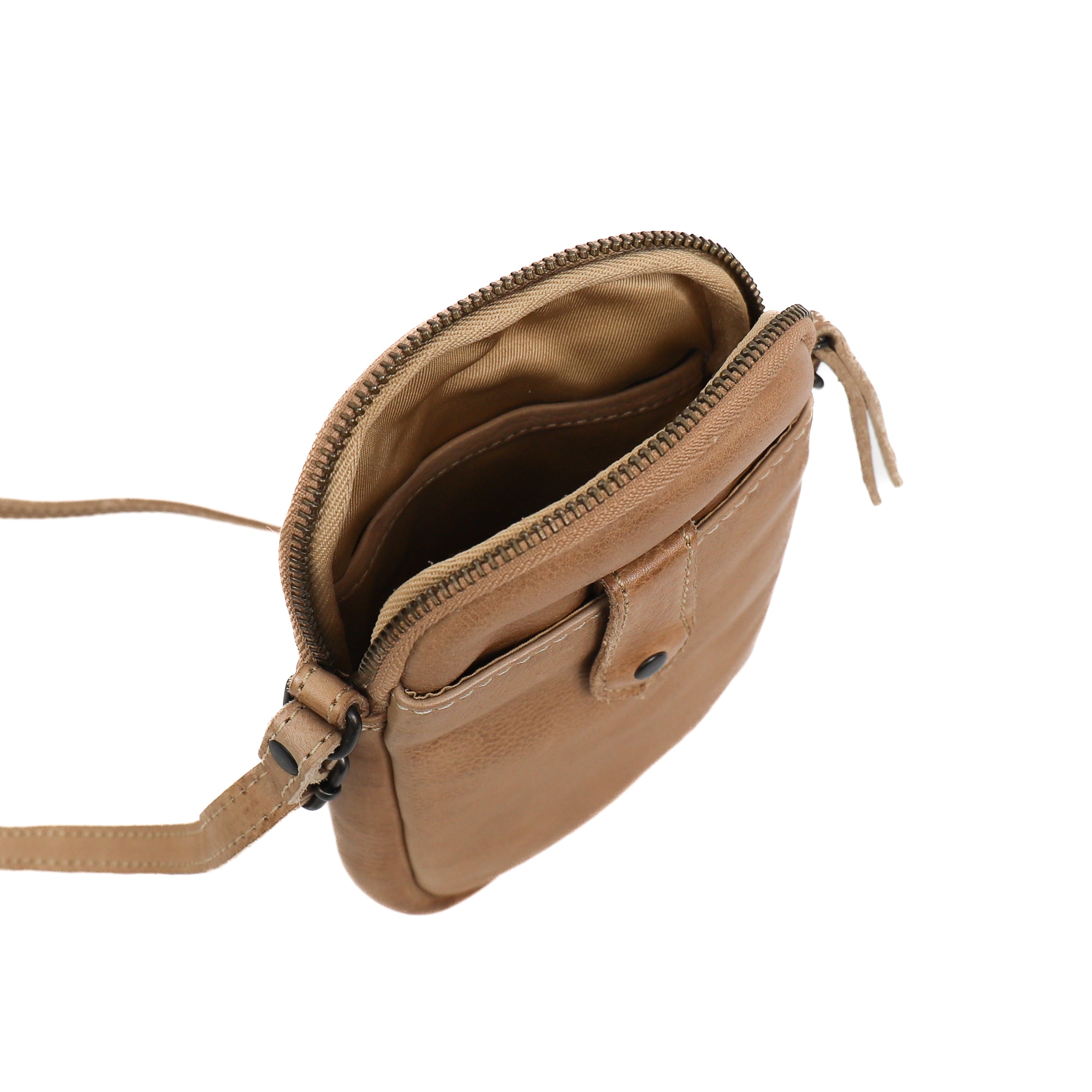 Telefoontasje 'Sev' beige Beige