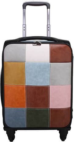 Noi-Noi - Casey - Trolley Koffer - 55 x 42 x 22 cm - Vegan Leer
