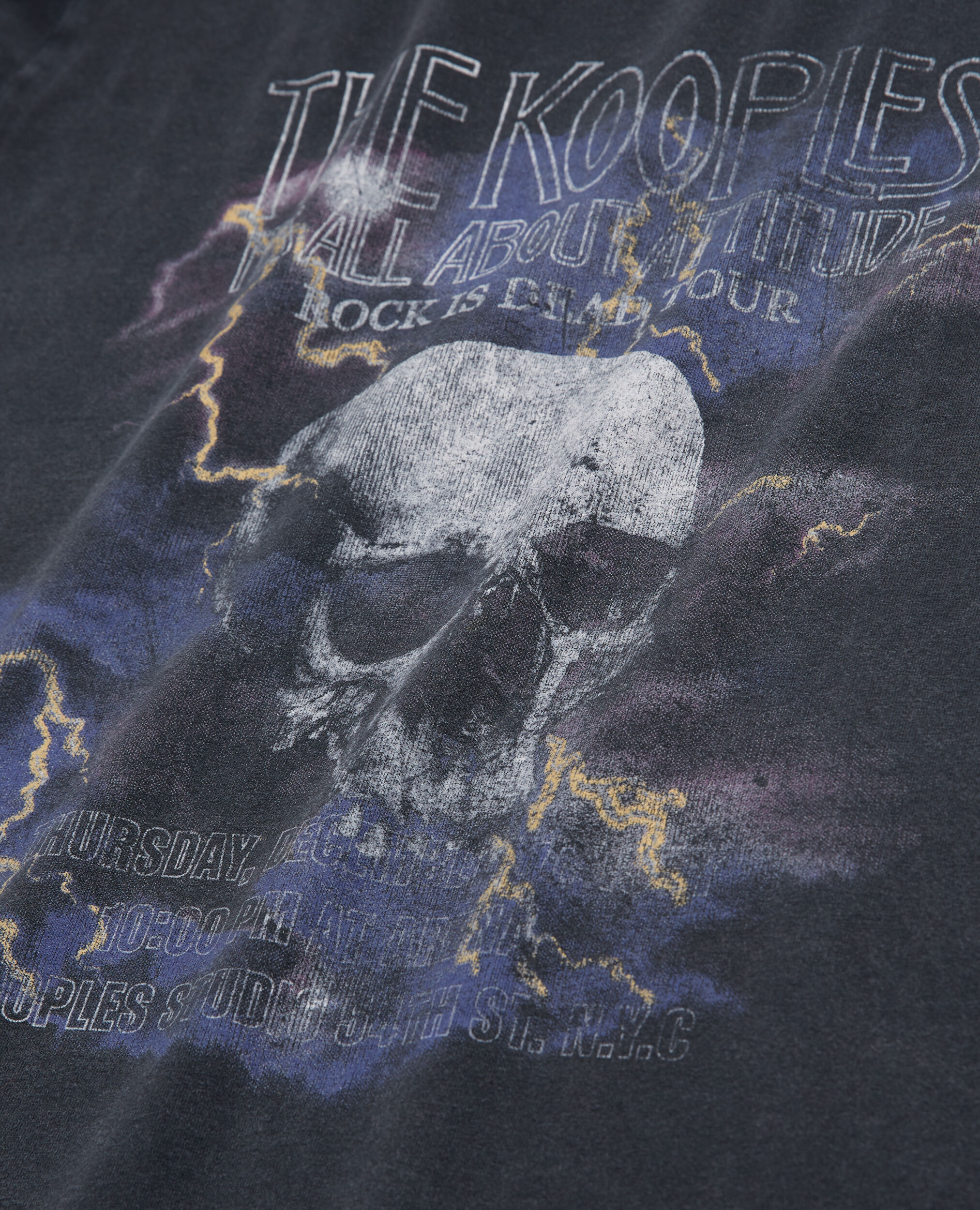 T-shirt sérigraphié noir