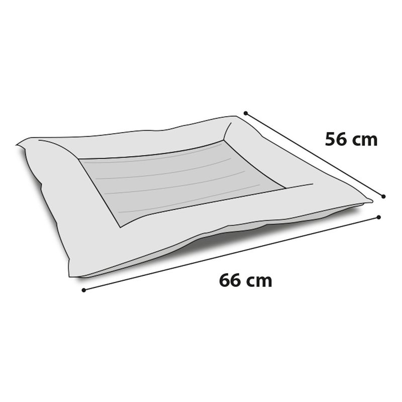 Tapis rafraîchissant Flamingo Fresk Drop, gris