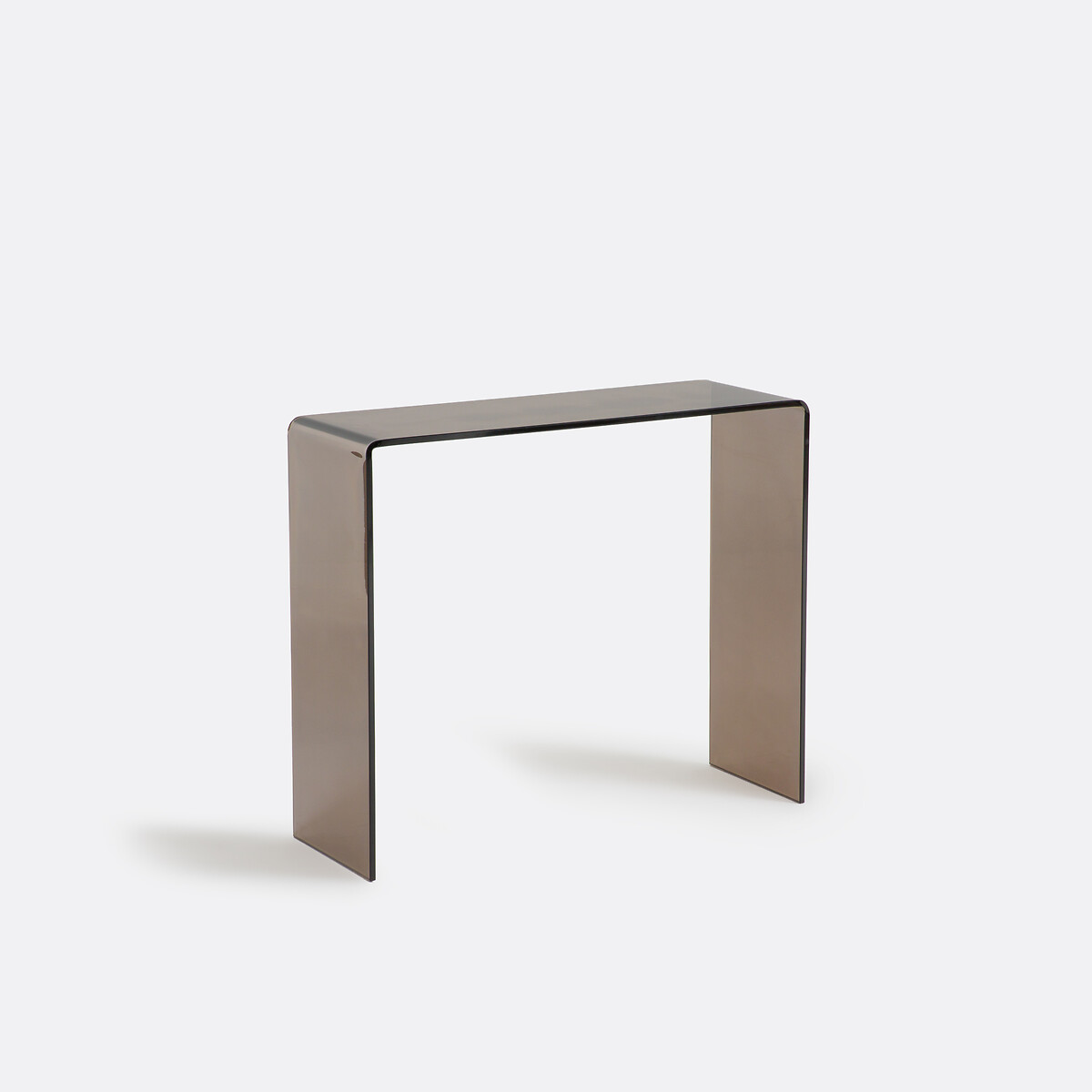 LA REDOUTE INTERIEURS<br>Mesa de parede em vidro temperado fumê, Joan