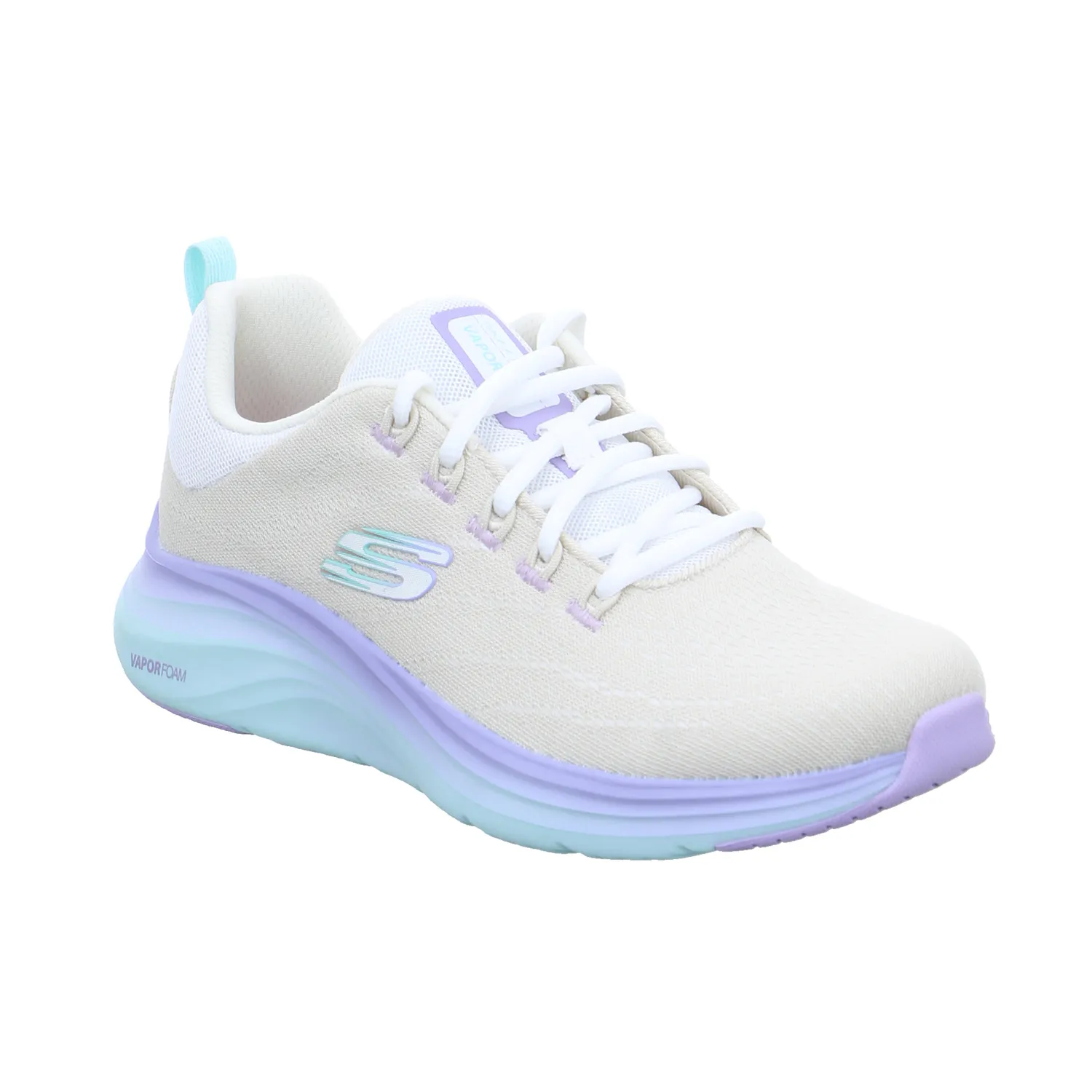 SKECHERS Sneaker Beige Textil  mit Memory Foam