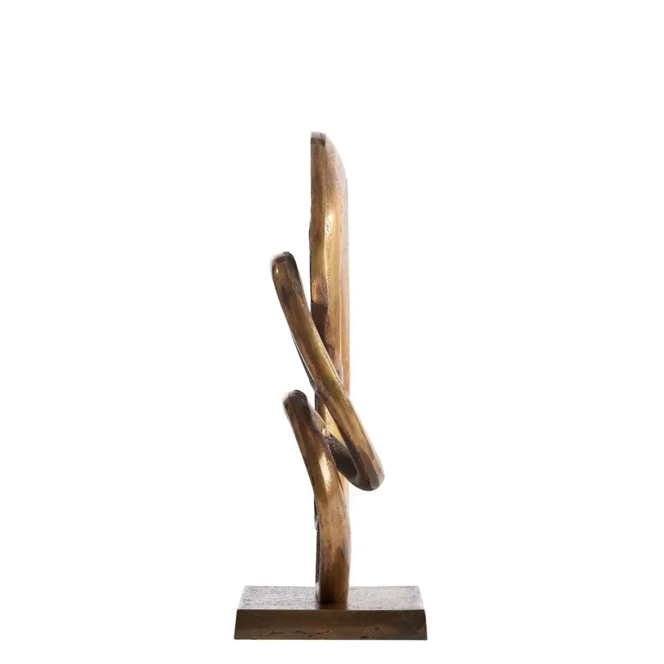Ornament Eddy - Antiek Brons - 20x20x34cm