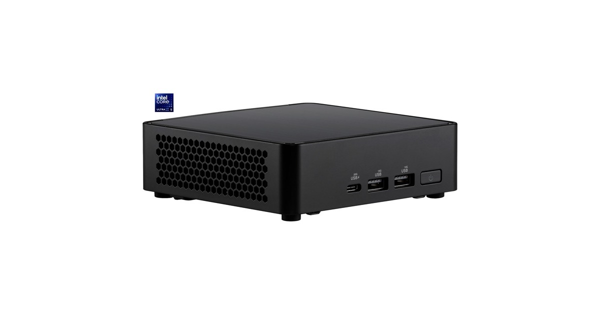 ASUSNUC 14 Pro Slim Kit RNUC14RVKU500002I barebone  (Zwart | Core Ultra 5 125H | Arc Graphics)