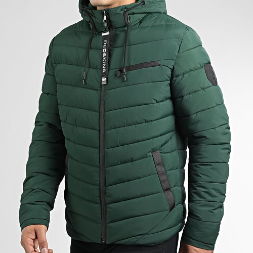 Doudoune Capuche Harper Lutetia Vert Foncé