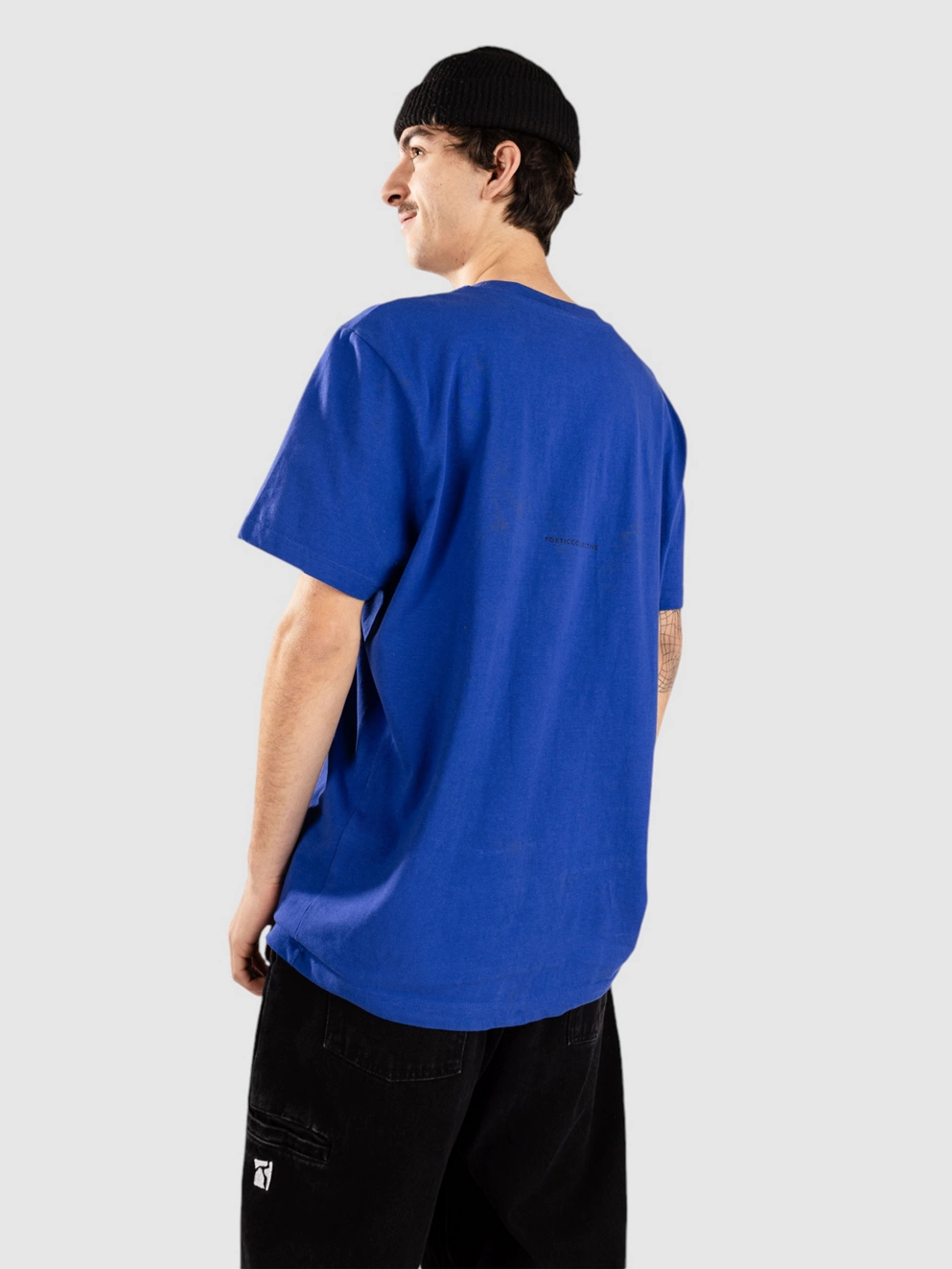 Poetic Collective Skull T-Shirt blue