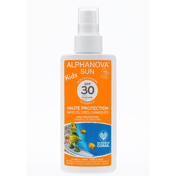 Sun Kids Creme Solaire Spf30 Bio 125g Alphanova