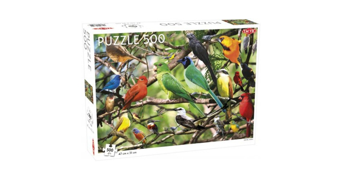 TacticPuzzel Animals: Exotic Birds  (500 stukjes)