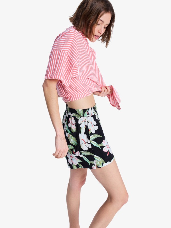 Lekeitio Bay Printed Short de plage Noir Femme