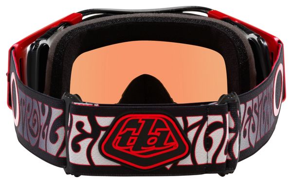 Masque Oakley Airbrake MTB Troy Lee Design Trippy Black / Prizm Mx Torch Iridium / Ref : OO7107-20