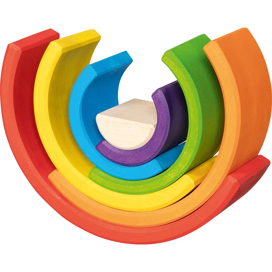 goki Holzbausteine Kleiner Regenbogen