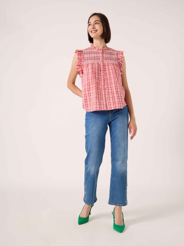 Chemise à carreaux