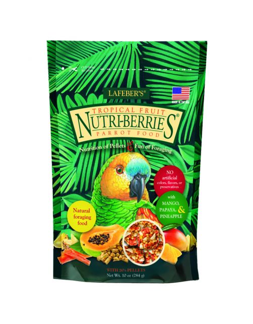 Lafeber Tropical Fruit Nutri-Berries Parrot - Vogelvoer - 284 g
