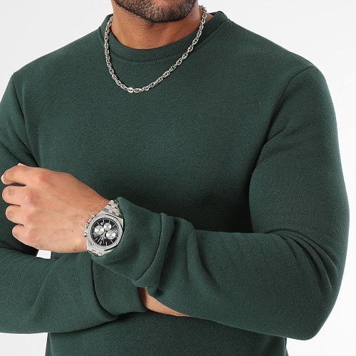Sweat Crewneck Oversize 0632 Vert Bouteille