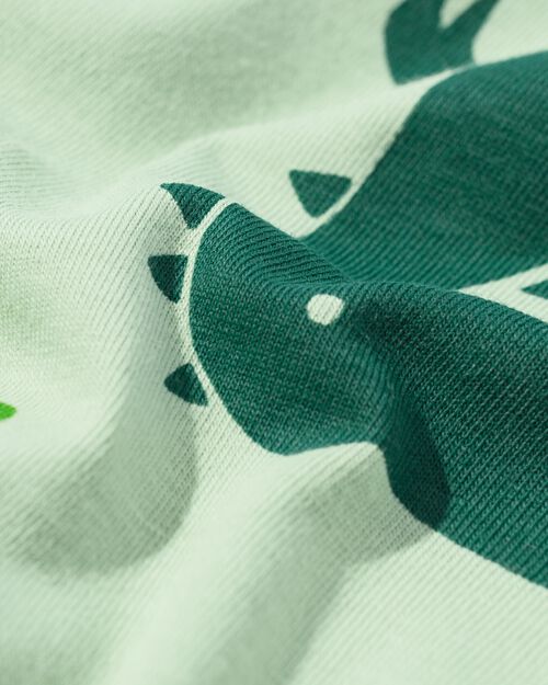 pyjama en coton extensible dino pour enfant vert