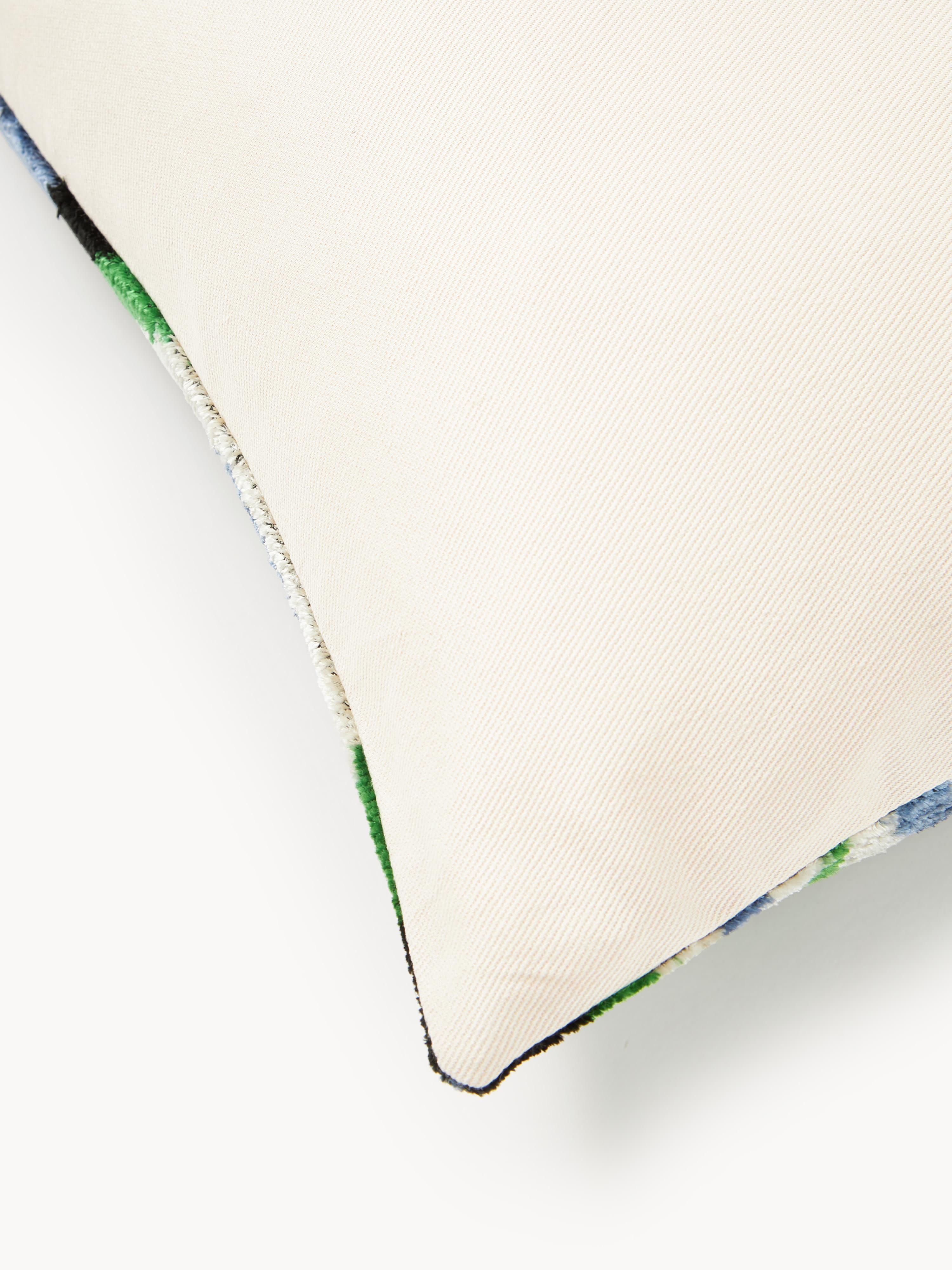 Zijden fluwelen kussenhoes Velvety met abstract patroon