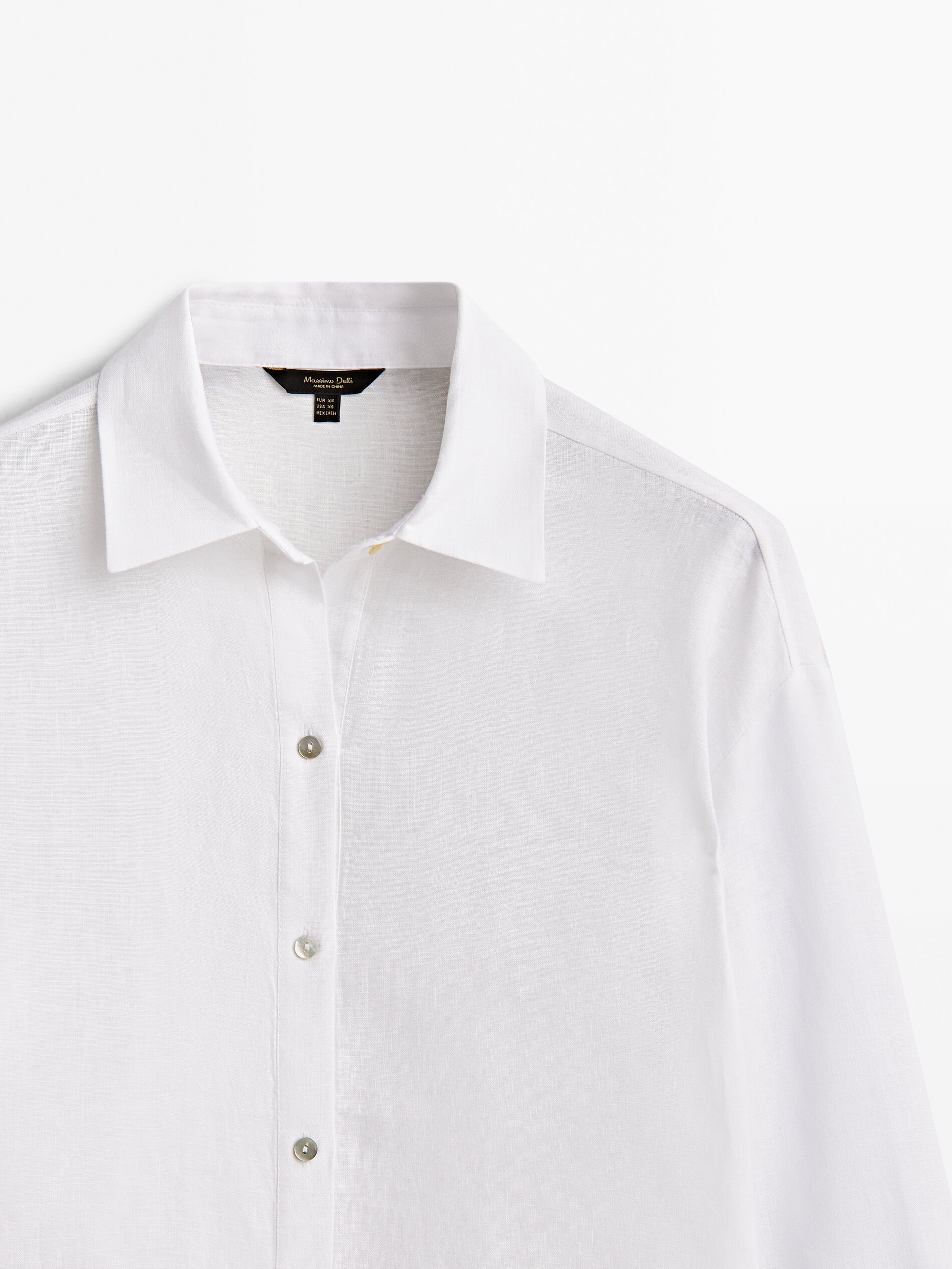 Blusón 100% linóleo - BLANCO