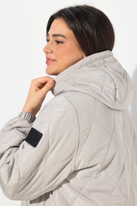 Leichtstepp-Mantel, wasserabweisend, 2-Wege-Zipper