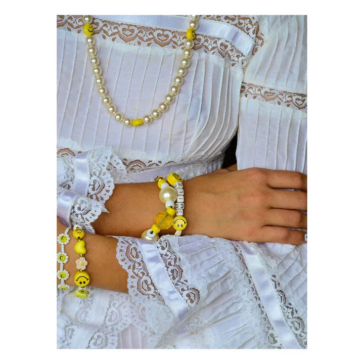 Venessa Arizaga Bracelet Big Smile | Blanc