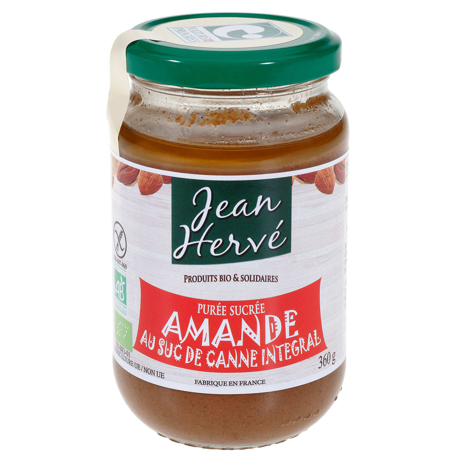 Praliné d'amande au suc de canne intégral bio
