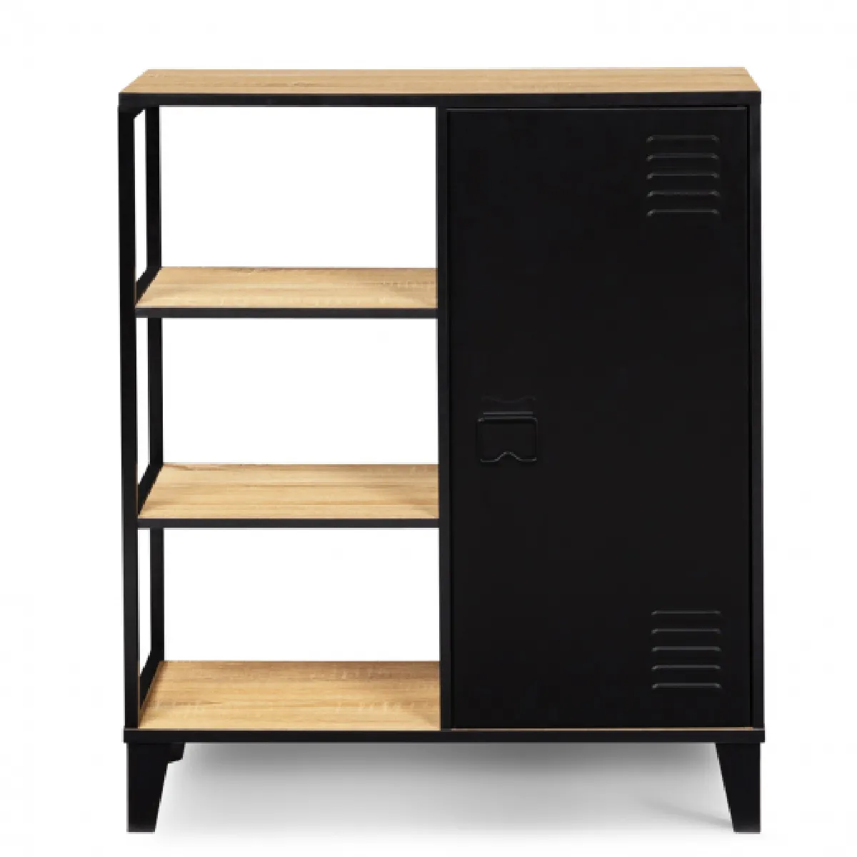 Idmarket market Buffet d'Appoint Ester - Noir/Bois