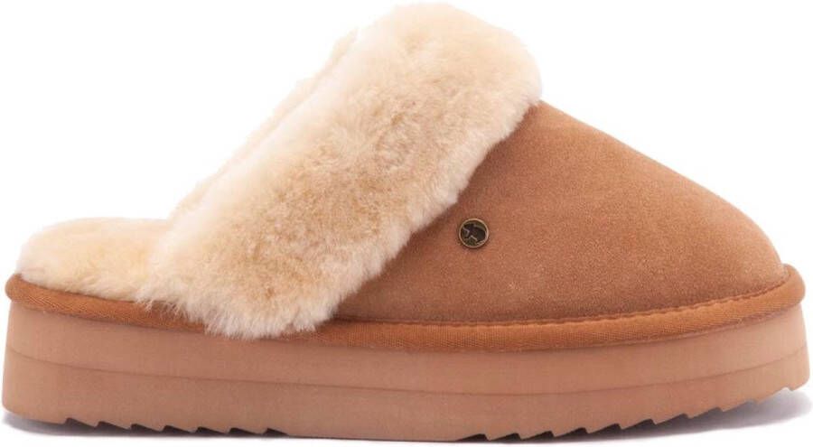 Warmbat Suède Pantoffels voor Wolkenwandeling Brown Dames