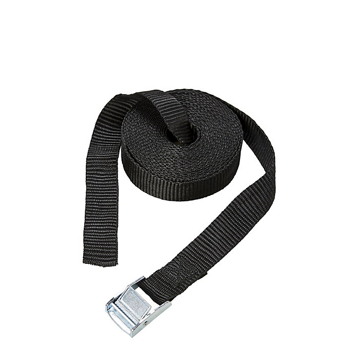 Sangle d'arrimage polypropylène noir 5 m x 2,5 mm