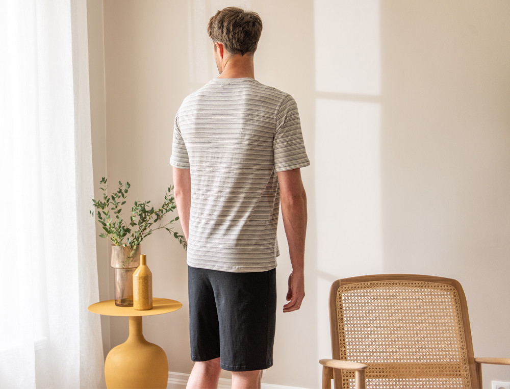 Pyjama short homme-Courmayeur