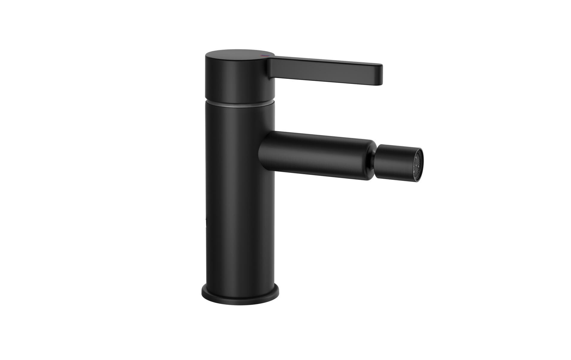Bidetbatterie BEVO - Mattschwarz<br>Hebelmischer – Bidet