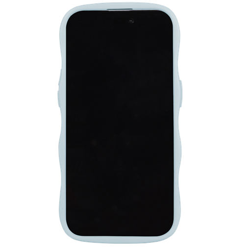 holdit Iphone 12/12 Pro Wavy Cover, Mineral Blue/Mirror